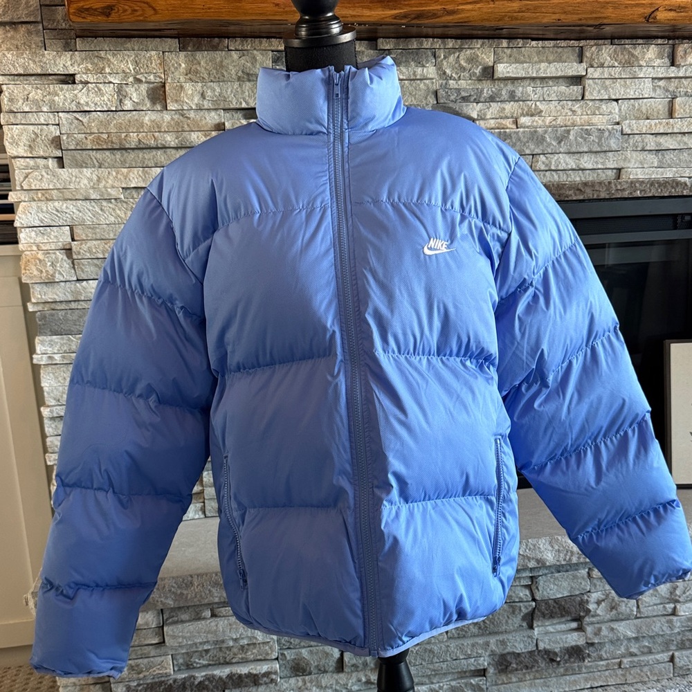 Nike Blue Striped Jacket